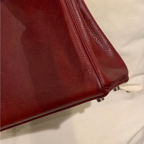 🟥Sold🟥Hermes Kelly 25 in luxe Burgundy color PHW - Picture 14 of 16